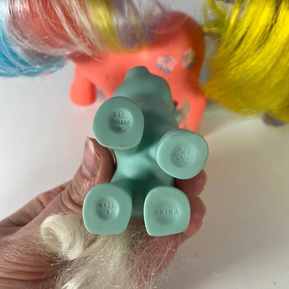 Hasbro Toys Vtg 8s Lot My Little Pony Sherbert Boysenberry Newborn